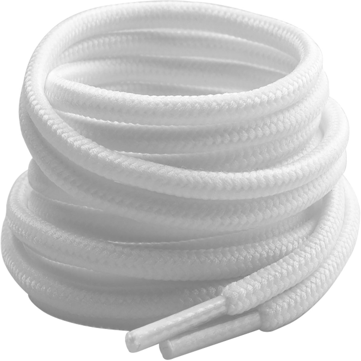 Dailygoods- Laarzenveters 4mm Dikke - Ronde Veters - Vervangingsveters - Voor Wandelschoenen/Sportschoenen - 2 Paar - Hoogwaardig Polyester - Schoenveters