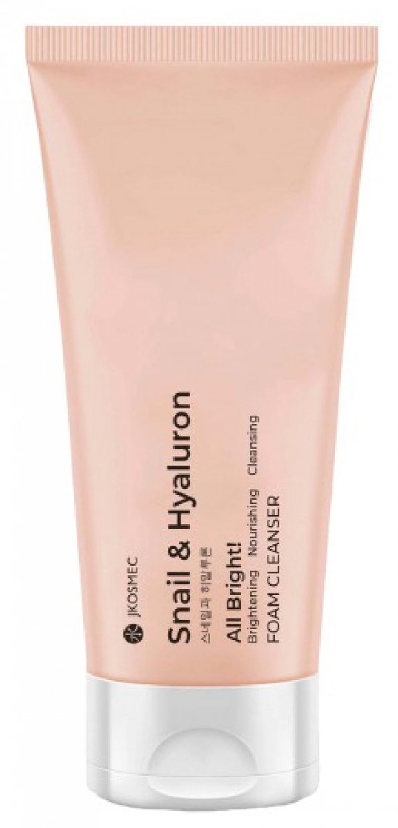 Jkosmec All Bright Reinigingsschuim Snail & Hyaluron 180 ml