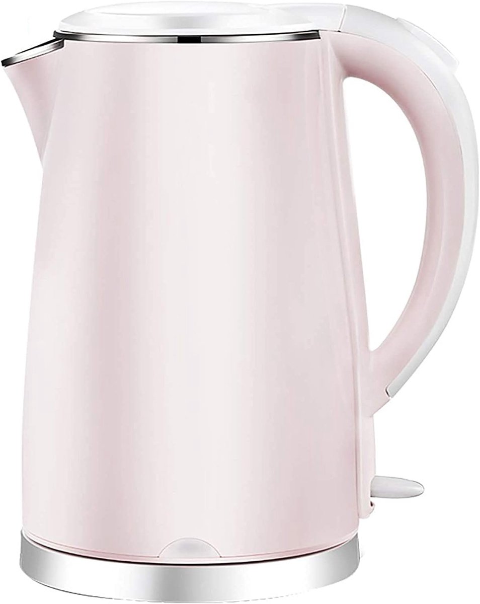 Roestvrijstalen waterkoker - Dubbelwandige boiler - Snel water koken - Automatische uitschakeling - 17 liter capaciteit - Roze