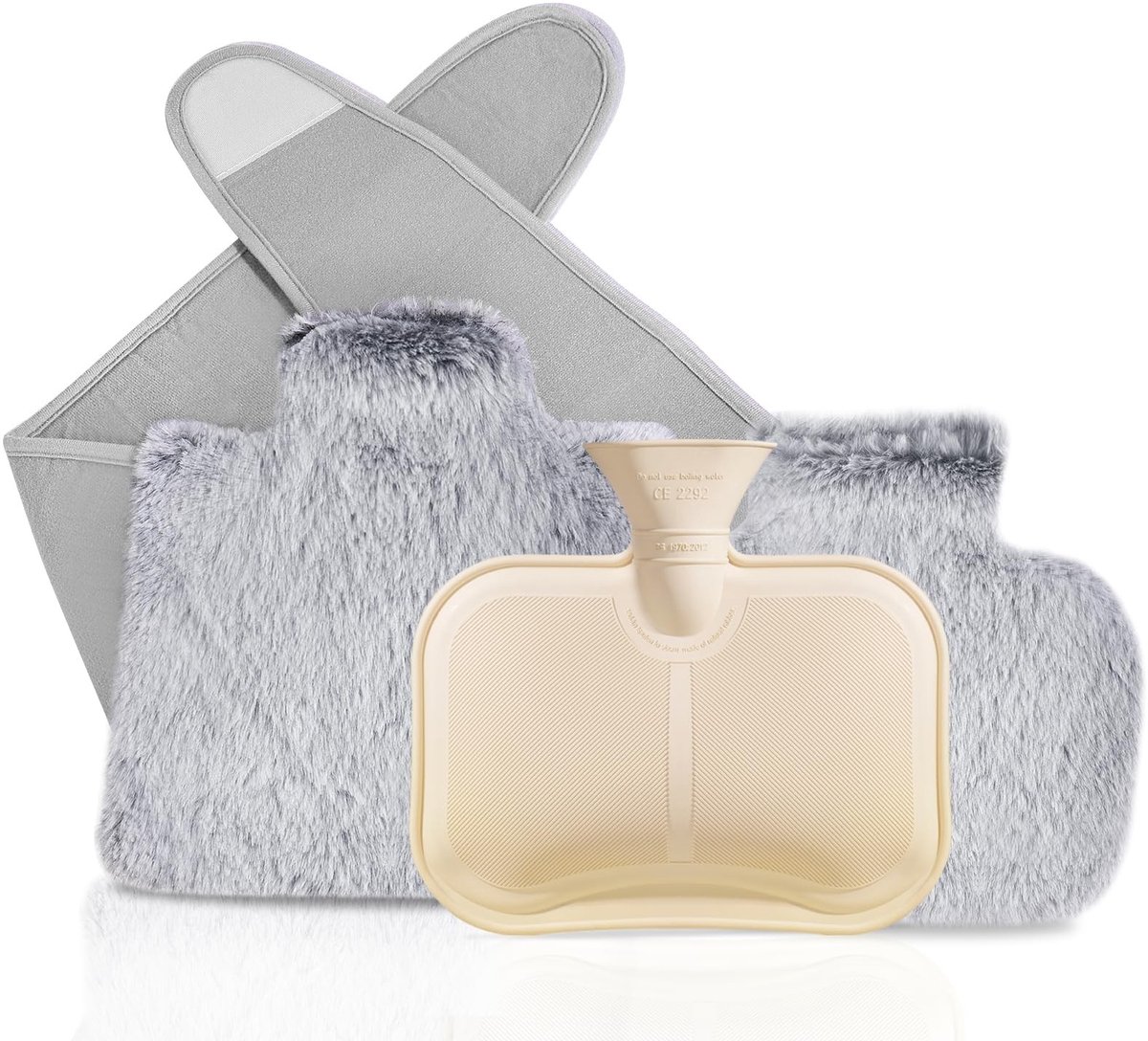 Dailygoods- Warmwaterkruikgordel Lekvrij - 130 cm Verstelbare Draagriem - Zachte Tailleband - Duurzaam - Comfortabel - Geschikt voor Mannen/Vrouwen - Warmwaterkruik