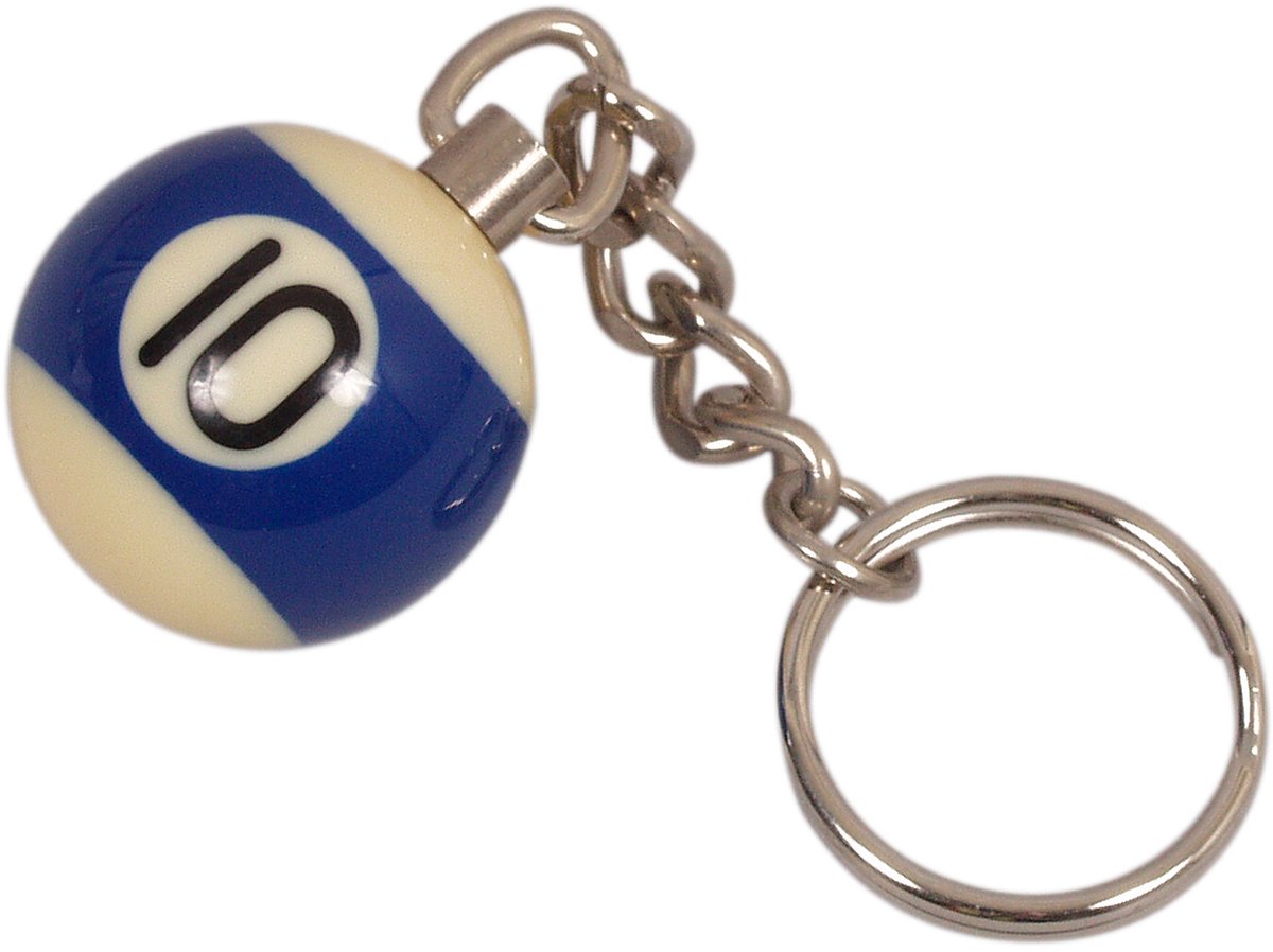 Sleutelhanger poolball 25 mm Nr. 10