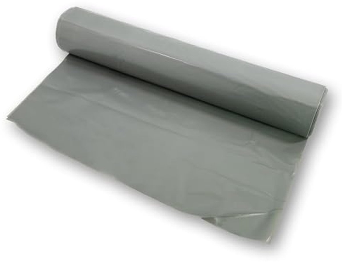Bouwfolie Op Rol - Beschermzeil Afdekfolie - Bouw Afdekken - Scheurbestendig Waterdicht - 1 2 x 100 m - Licht Transparant