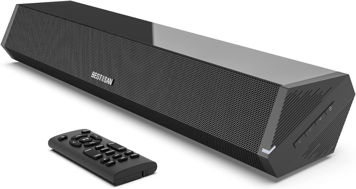 Kleine Soundbar - TV Geluid - Film Avond - 50W Vermogen - 41 cm - Zwart