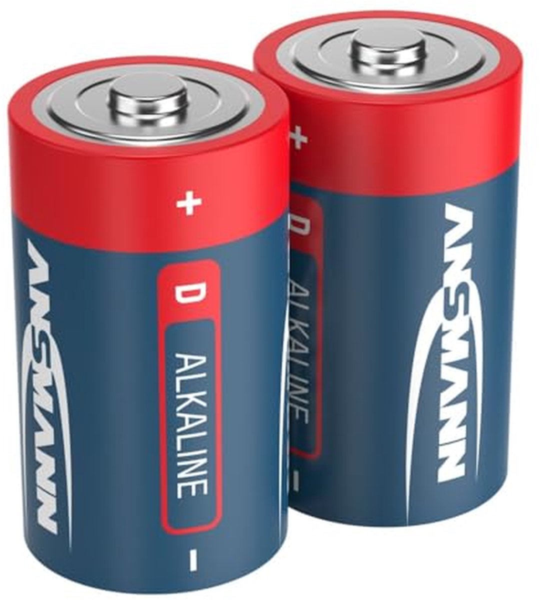 Alkaline Batterijen - D Batterijen - Dagelijks Gebruik - Lange Levensduur - 2 Stuks - Rood