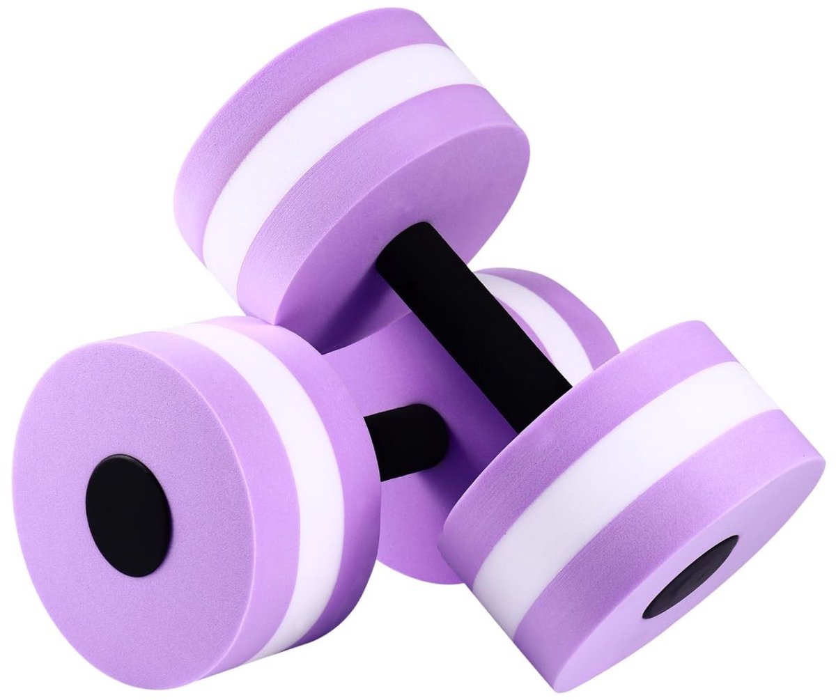 Dailygoods- Waterdumbell - Aquatische Halters - EVA-schuim - 2 Stuks - Onderwaterfitness - Wateraerobics - 27 x 15 cm - Aqua Dumbbell