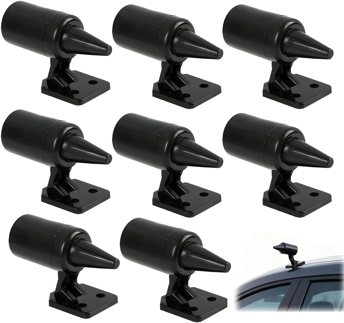 Dailygoods- Hertenfluitje - 8 Stuks - Ultrasoon Wildwaarschuwing