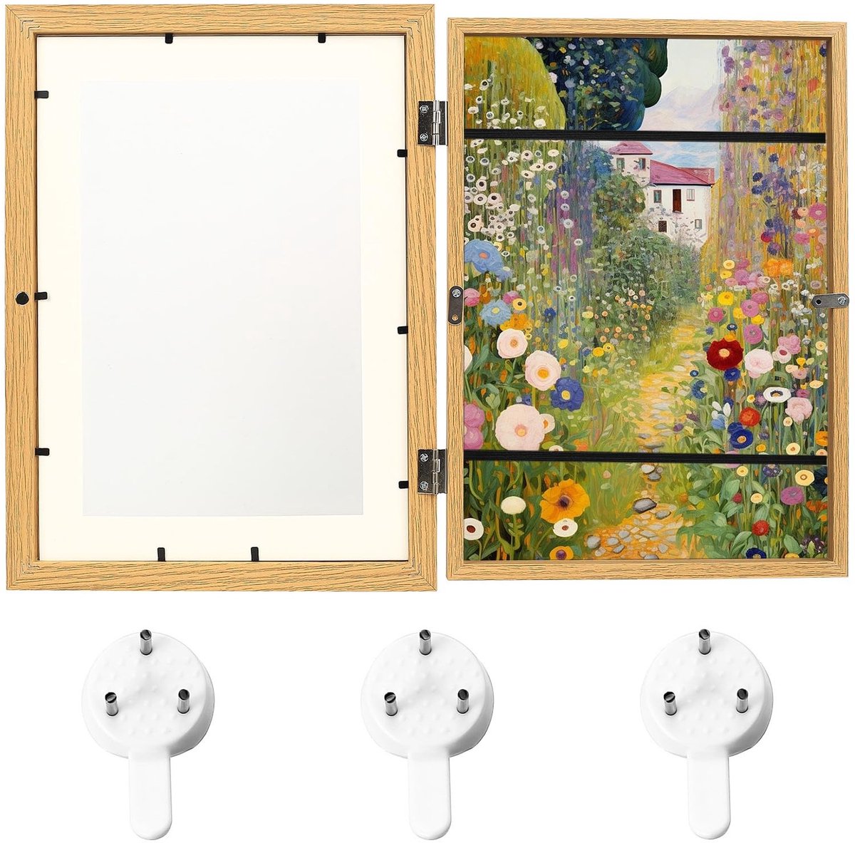 Dailygoods- Fotolijst A4 Hoogwaardige Materialen - Opklapbaar - Wissellijst Kinderfoto's - Kunstfotolijst - Eenvoudige Kunstwerkwissel - Transparant Acrylglas