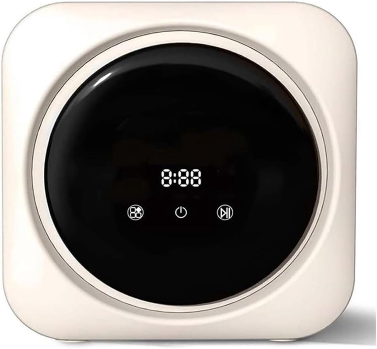 Mini Wasmachine Droger Compact Apparaat Kleding Verzorgen 2-in-1 Functie 3.5L Capaciteit Wit