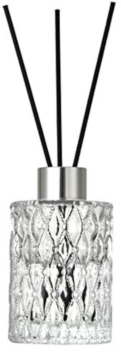 Dailygoods- Diffuser Fles 150 ml - Glazen Container - Aromatherapie - DIY Vervangset - Etherische Oliën - Zilveren Dop - Stevig en Duurzaam - Geurstokjes