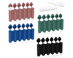 Mini Ice Cube Stick Tray met Deksel - Siliconen Ijsbuis Maken Trays - Sport en Waterflessen - Gemakkelijk Push and Pop Out - Water Fles Ice Stick Mold - Voor 4Kleuren
