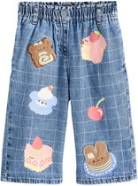 Next - Meisjes - Jeans met wijde pijpen - Blauw