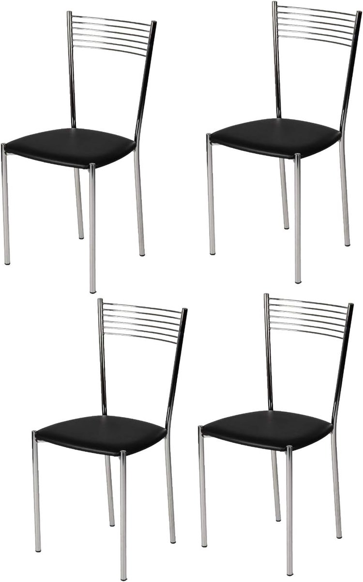Moderne Stoelen - Eetkamerstoelen Set - Eettafel Gebruik - 100% Handgemaakt Italië - Set v