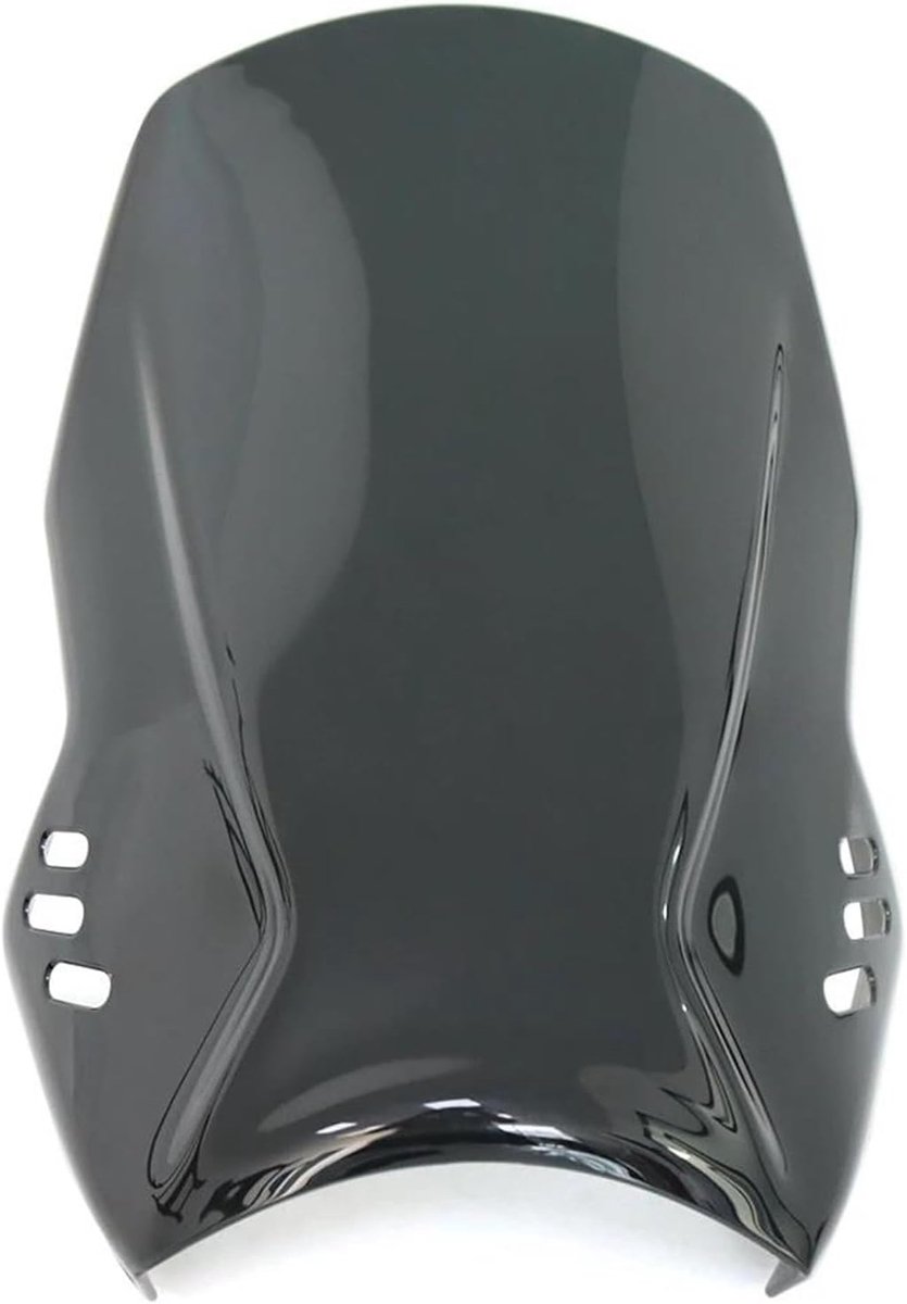 Motorfiets Windscherm - Wind Deflector Vizier - Comfortabeler Rijden - Krasbestendige Behandeling - 126 kg - Zwart