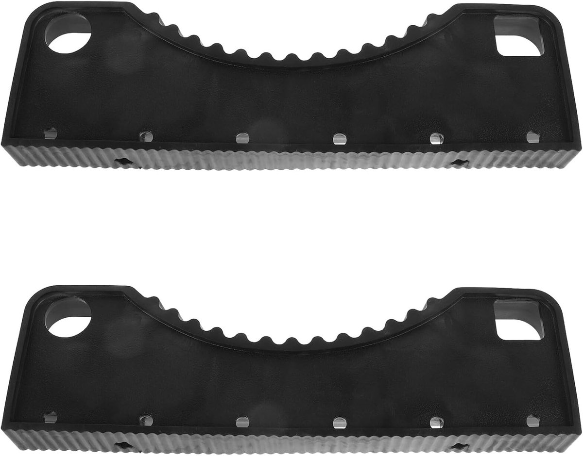 Ladderkussens - Stapelbedhoezen - Veilig Klimmen - Antislip Ontwerp - 34 cm Lengte - Zwart
