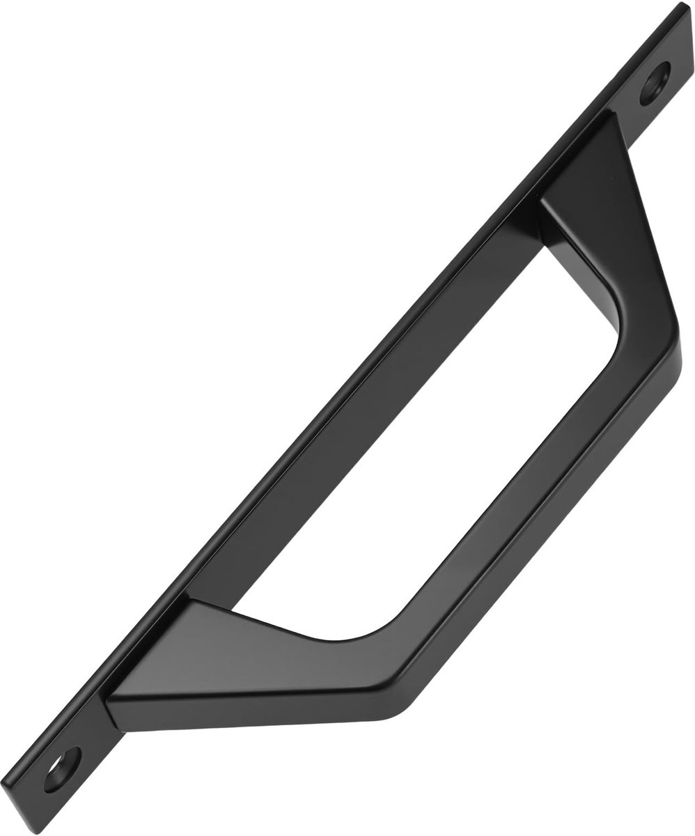 Dailygoods- Schuifdeurgrepen Set van 4 - Zwarte Trekhandgrepen