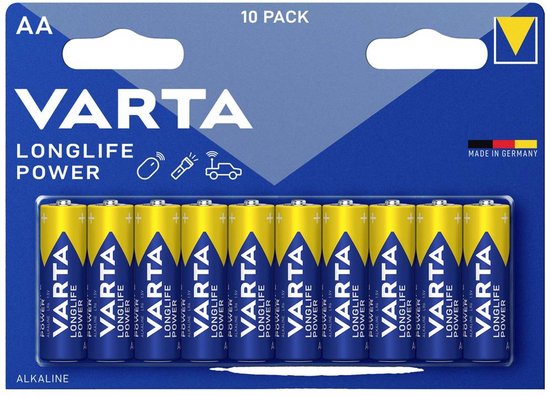 Varta LONGLIFE Power AA Bli 10 Pile LR6 (AA) alcaline(s) 1.5 V 10 pc(s)