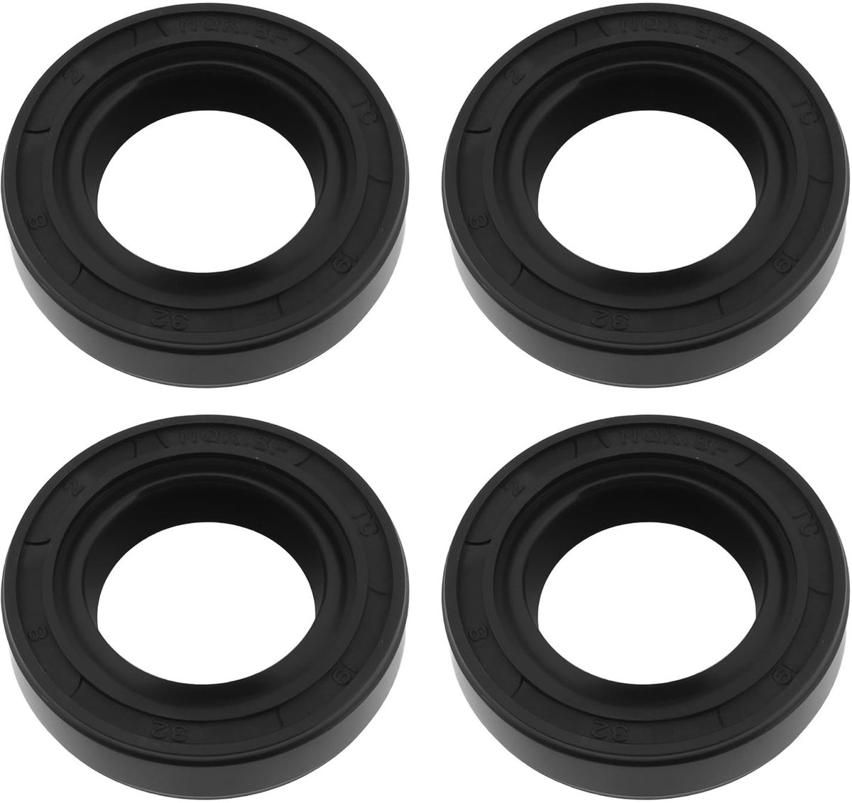Dailygoods- Asolie-afdichting 19x32x8mm - 4 Stuks - Compatibel met