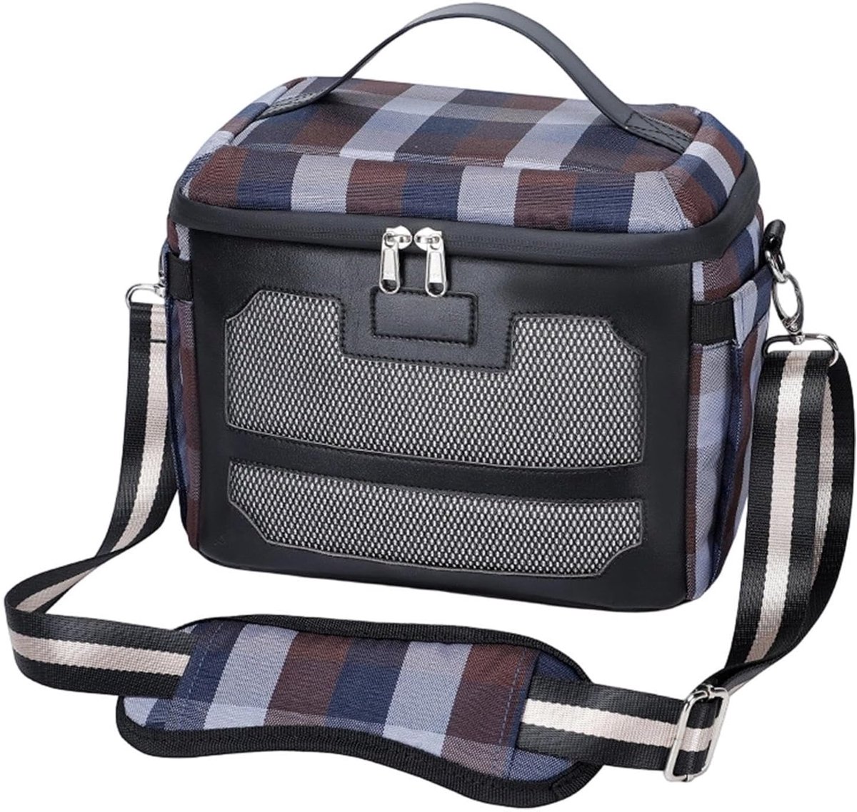 Koeltas Reis - Lunchbox Geïsoleerd - Buitenactiviteiten - Lekvrije Afdichting - 26x16x20 cm - Zwart