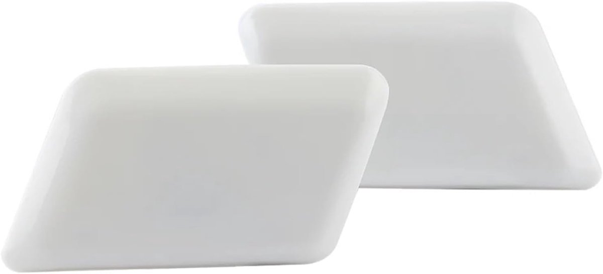 Koplampsproeiers Covers - Licht Washer Kappen - Auto Onderhoud - Directe Vervanging - Paar - Wit