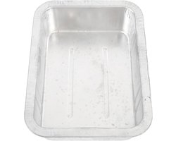 Olie Druppel Pan - Vangbak Olie - Auto Onderhoud - Gegalvaniseerd Staal - 3 Liter - Zilver