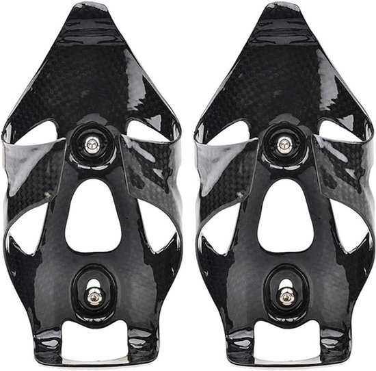 Bidonhouderbeugel van volledig carbonvezel voor fietsen met titanium bouten, 2-pack — afbeelding 5