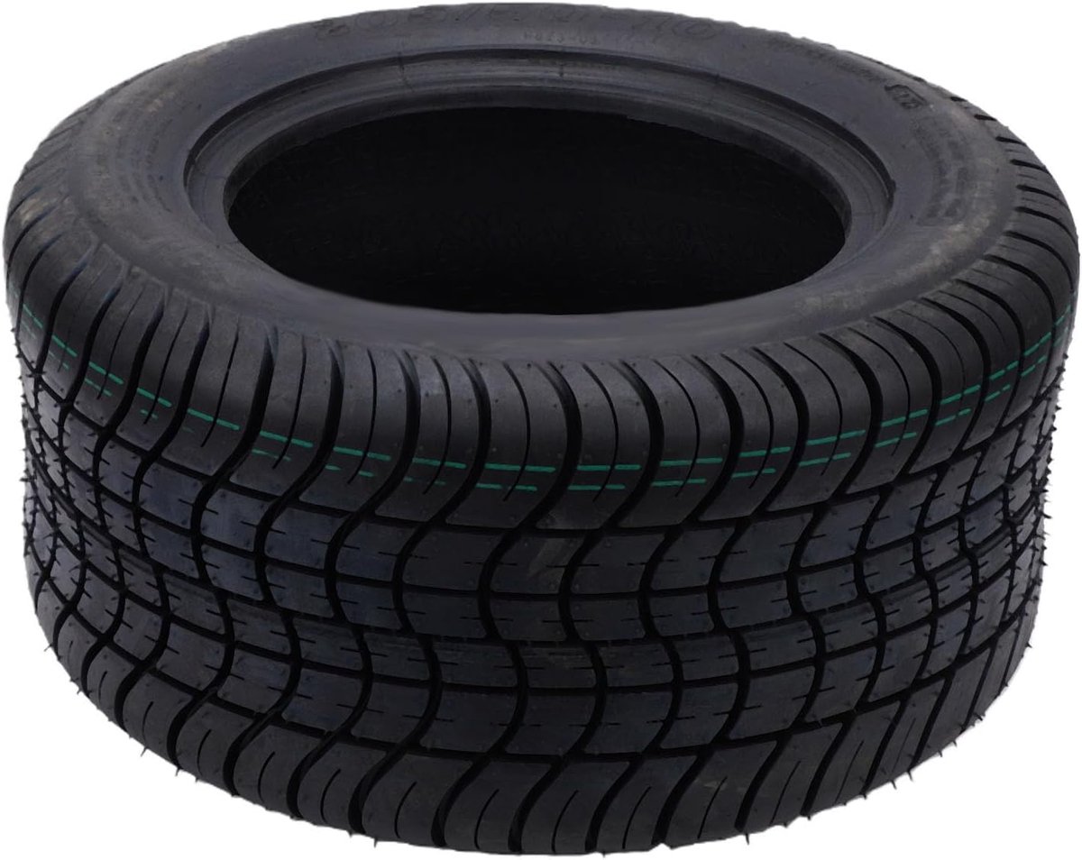 Golfkarband - Terreinband Tuinkar - Veilig Rijden - 4-laags Constructie - 205/50R10 - Zwart