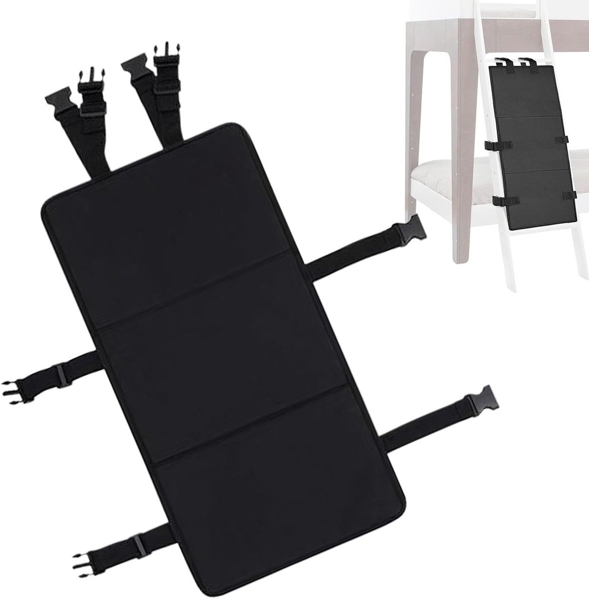 Stapelbedladder Cover - Ladderbeschermer Veiligheid - Kinderen Beveiligen - Geurvrij Materiaal - 80x35cm - Zwart