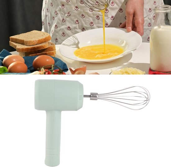 Draadloze Mixer - Keukenmixer Handmixer - Bakken en Koken - USB Oplaadbaar - Compact Formaat — afbeelding 3
