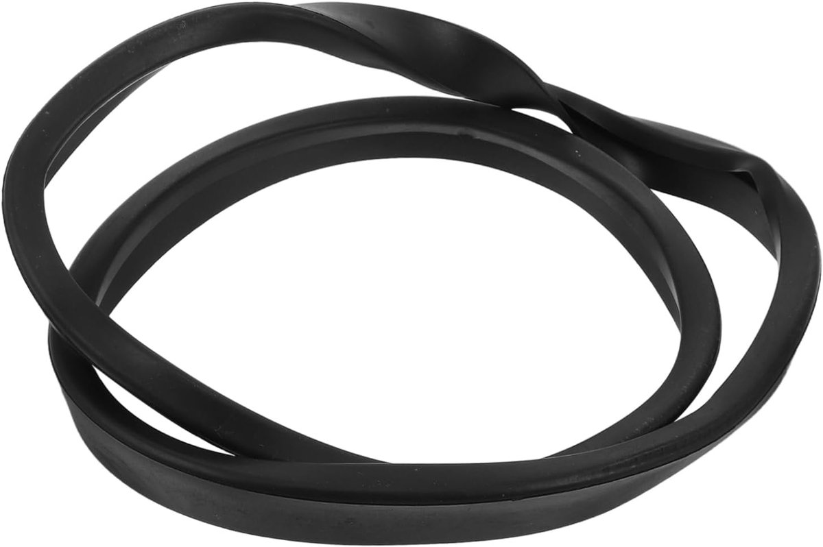 Vaste Band - Ring Vuilnisbak - Afval Bak Stabiliseren - Gladde Rubber Constructie - 140 Grams - Zwart