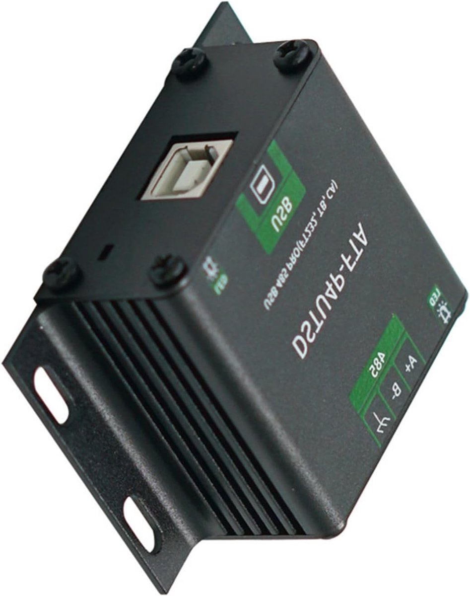 USB RS485 Convertor - Isolatie module - Betrouwbare communicatie - Geïsoleerde bidirectionele - 71 x 48 x 25 mm - Zwart