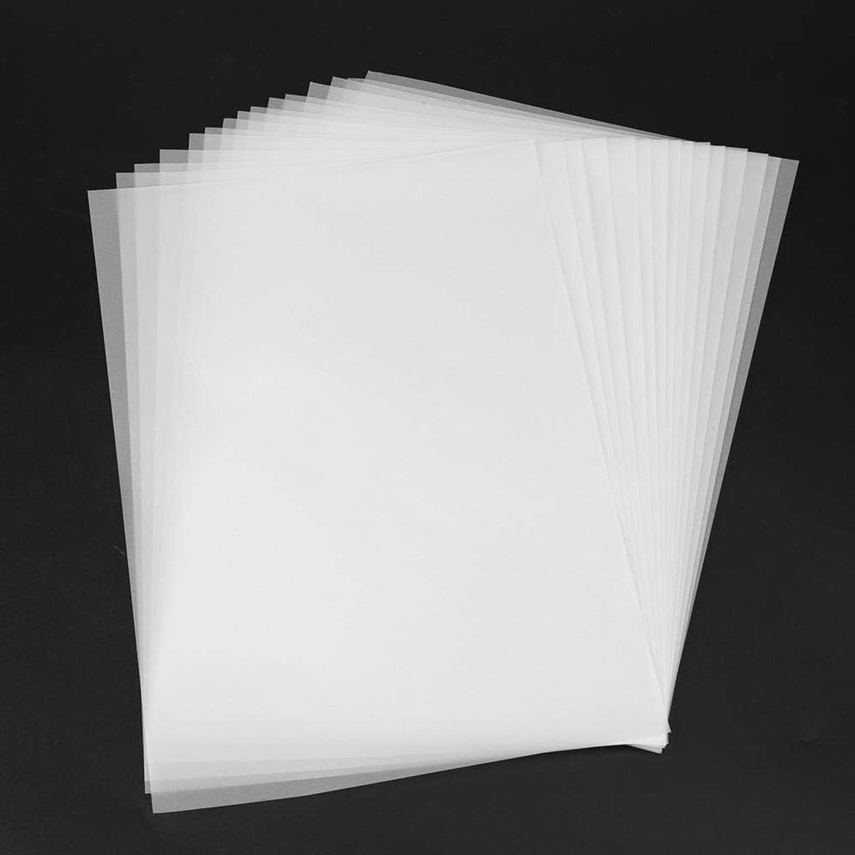A4 Overtrekpapier voor Calligrafie en Tekeningen, 100 Vellen Transparant Tekenpapier voor Creatieve Projecten