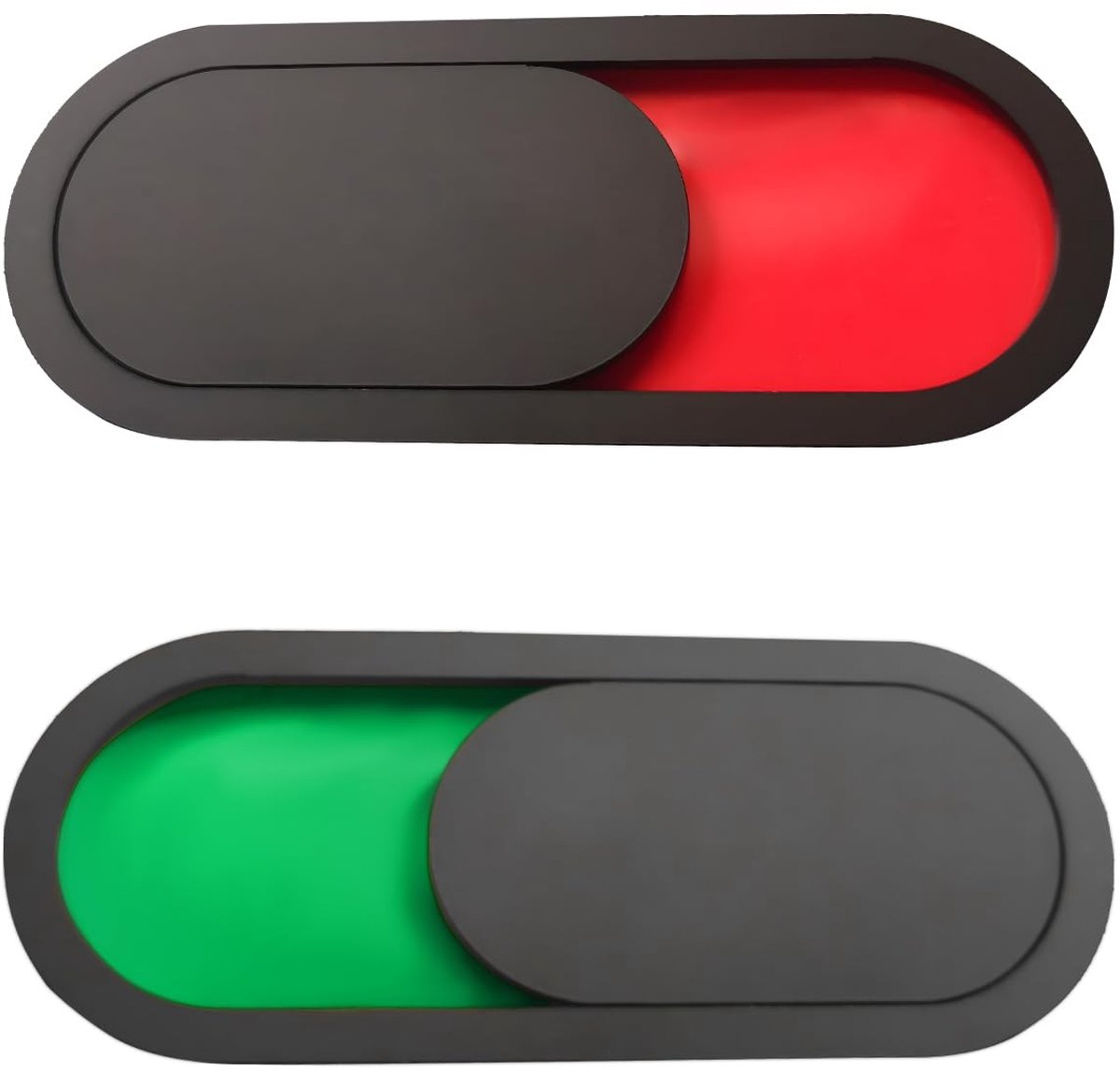 Dailygoods - Set van 2 schuifborden - Vrij bezet toiletbordjes voor wachtkamers en vergaderruimtes