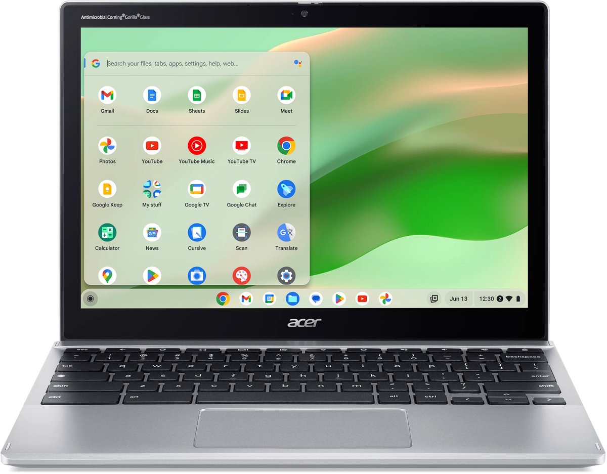 Acer Chromebook Spin 312 CP312-1H-C6B1 - 2-in-1 Convertible - 12 inch - Touchscreen - 8GB - 64GB - Zilver