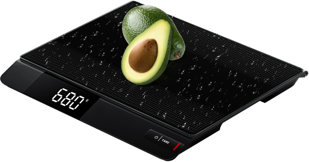 Dailygoods - Digitale Keukenweegschaal tot 15 kg - Nauwkeurig tot 1 g