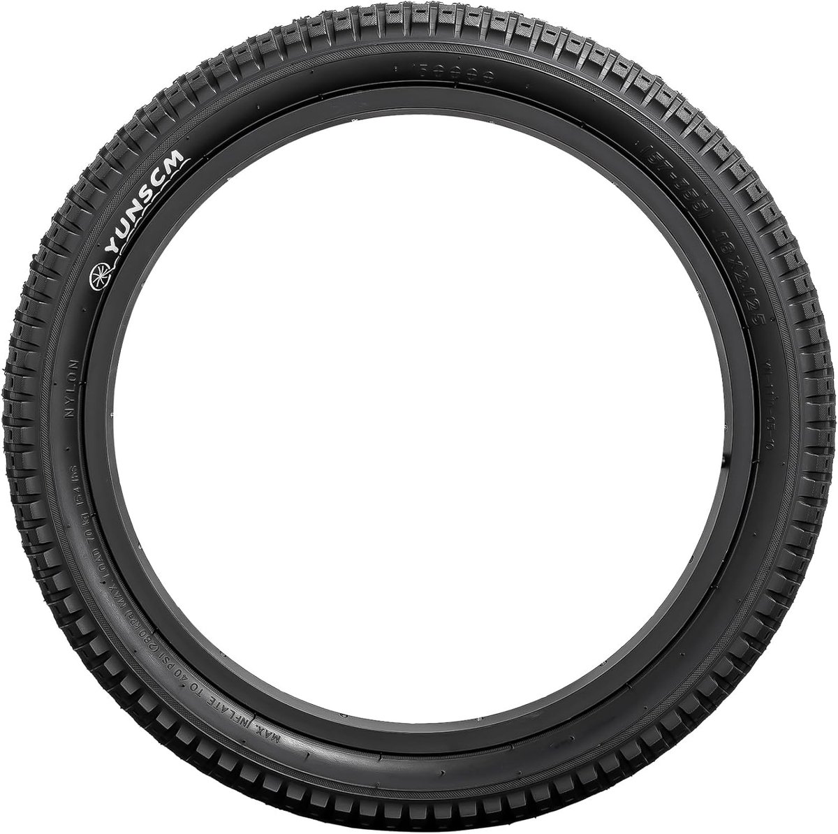 YUNSCM 2-PCS 18-inch Fietsbanden 18x2.125/57-355 and 18-inch Binnenband Schrader Valve Compatible with 18x2.0 18x2.1 - ShopVlot