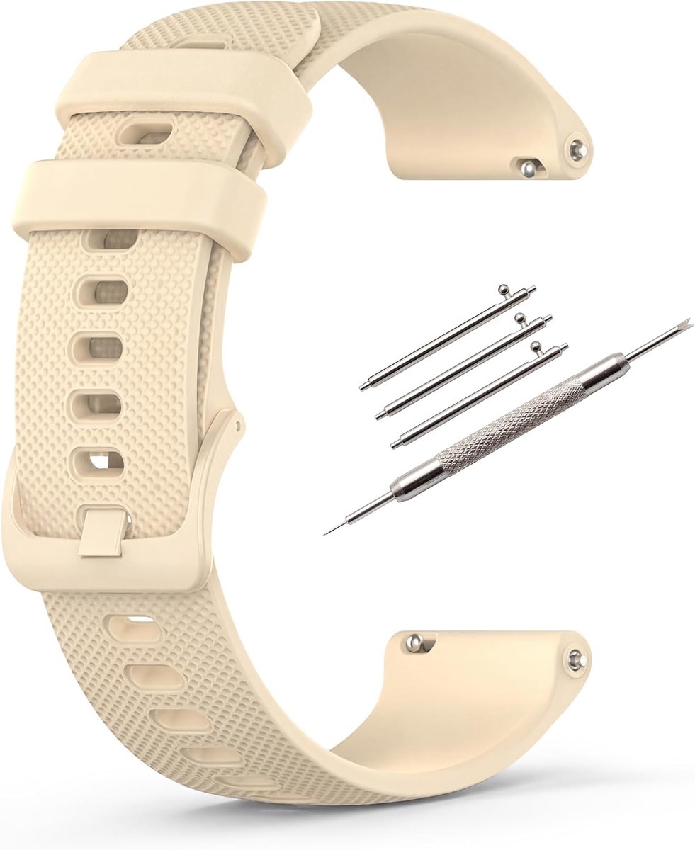 HORACE Silicone Watch Strap 20 mm 22 mm - Flexible, Breathable, Quick Release Matching Buckle - Unisex - ShopVlot