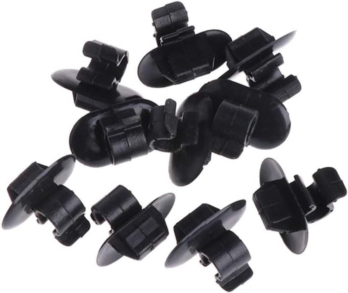 10 X Bonnet Stay Clips Plastic Fastener Holder Compatible with Citroen Peugeot Vauxhall Vivaro by Baodanjiayou - ShopVlot