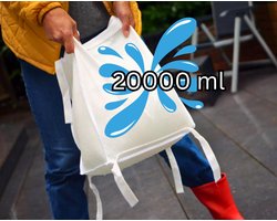 Speedwellstar 5 x Flood Barrier Bag Water Activated Grote Kubus Zandloze Zandzak Zeer Absorberende 2000ml 40x36x15cm - ShopVlot