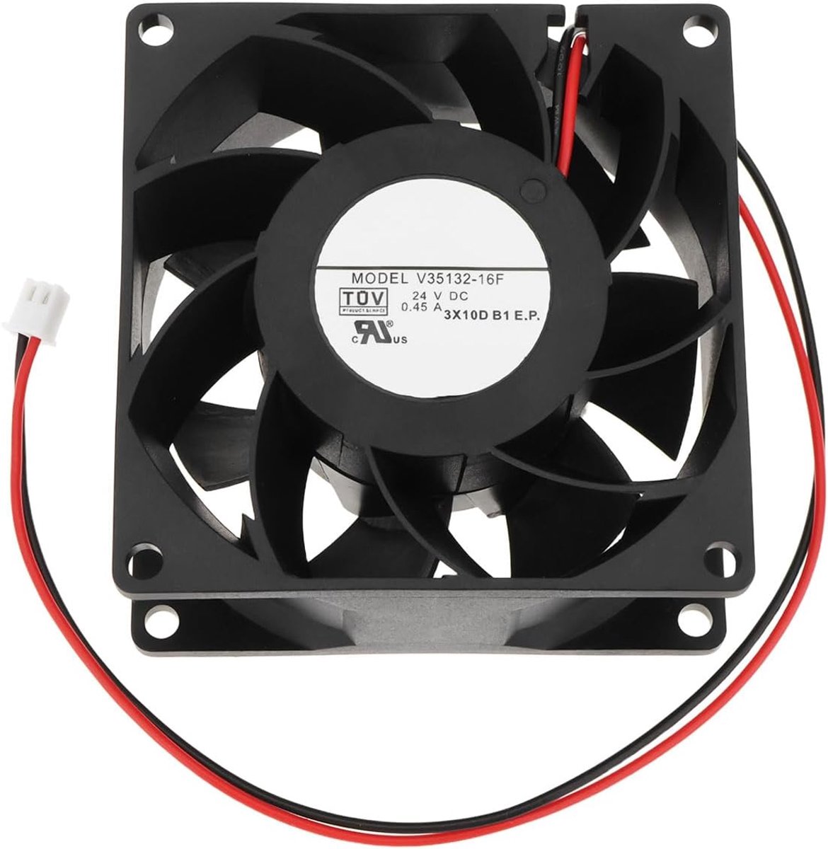 Inverter axiaal ventilator 24V 0.45A - 80x80x38mm - compatibel met frequentieomvormers - optimale koeling - ShopVlot