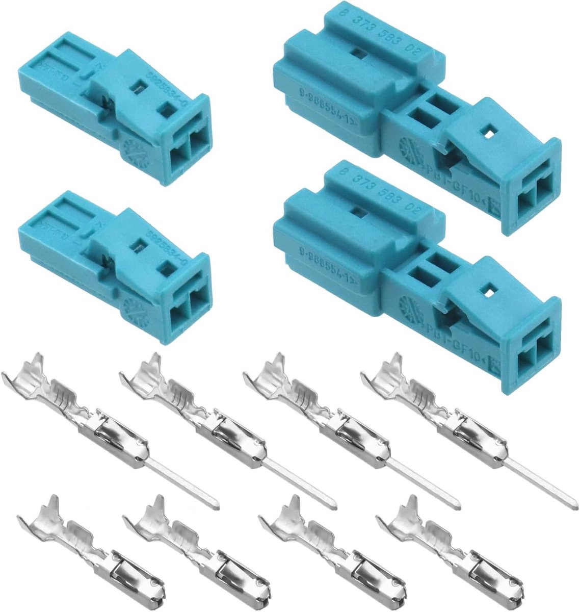 Car wire harness connector 2 pin - waterproof - voor BMW - vervangingsonderdeel voor elektrische toepassingen - ShopVlot