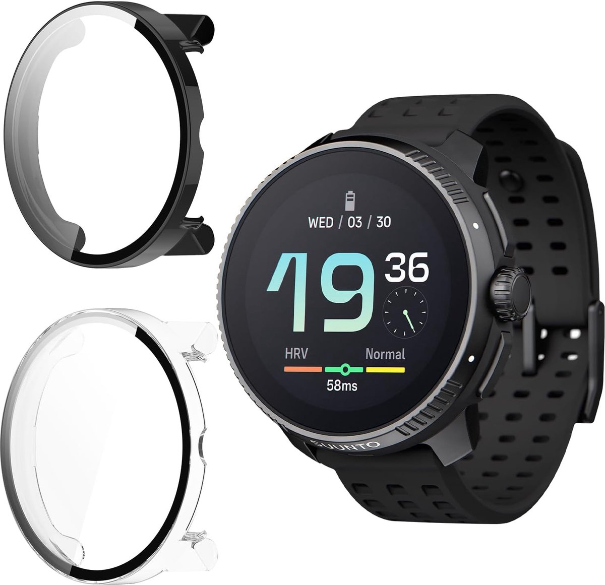 Beschermhoes Suunto Race - 2 Pack - Hard PC Frame - HD heldere anti-kras bescherming - ShopVlot