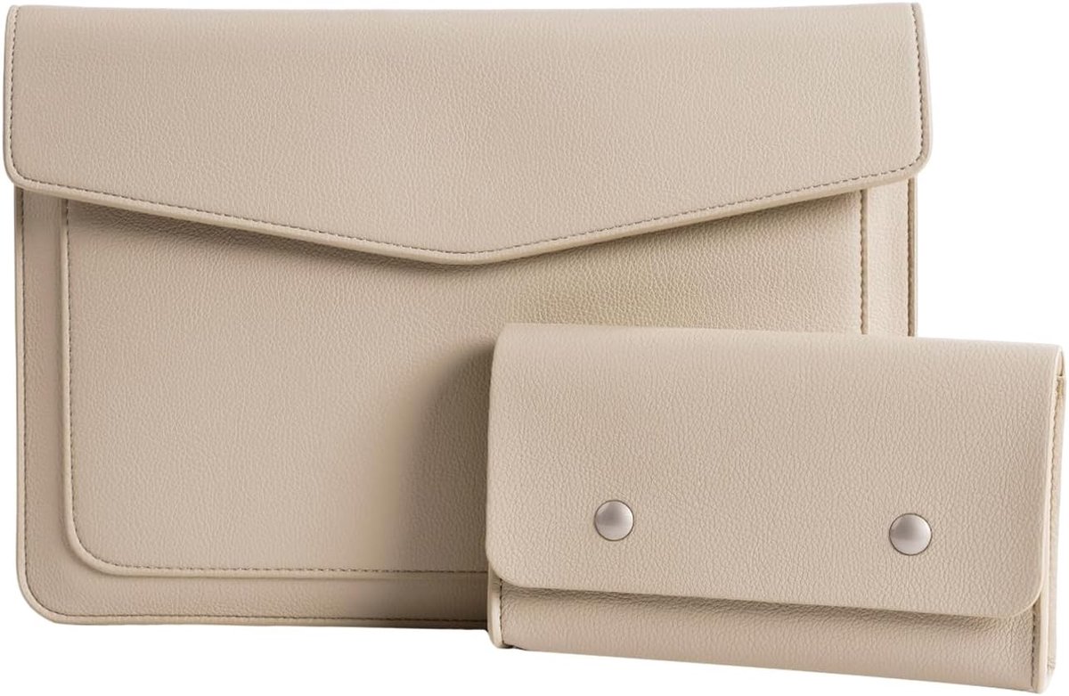 Laptop tas 15.6 inch - PU leer - gevoerd - bescherming voor je laptop - ShopVlot