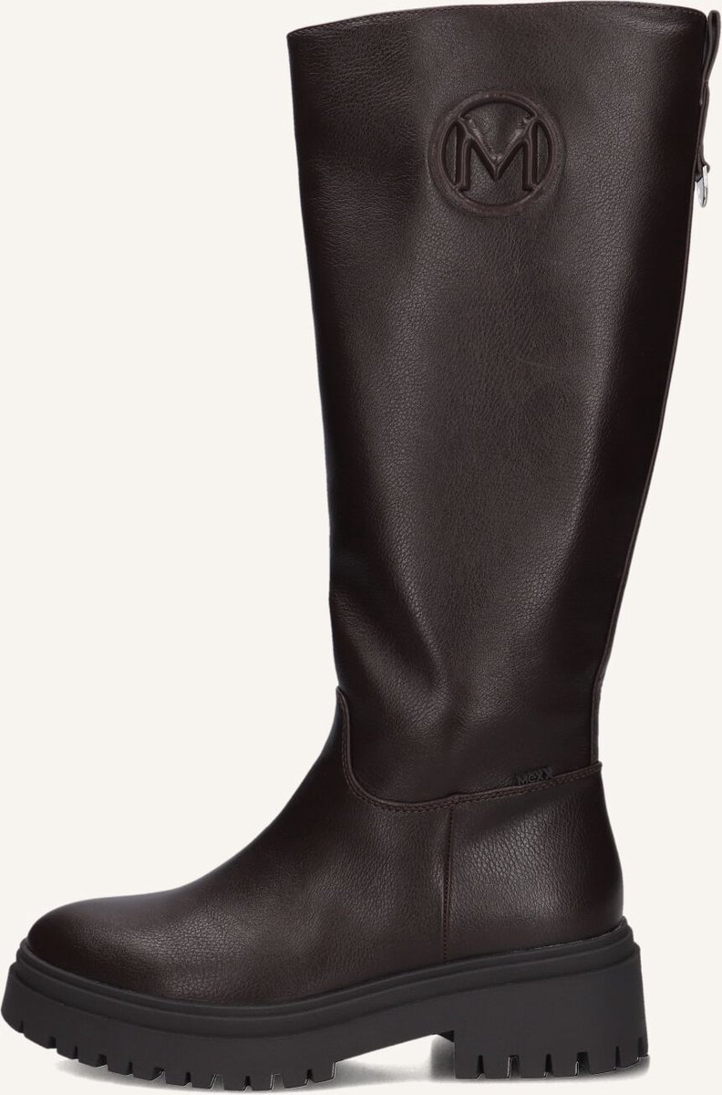 Mexx Maiana Keto Laarzen - Leer - Dames - Bruin - Maat 40