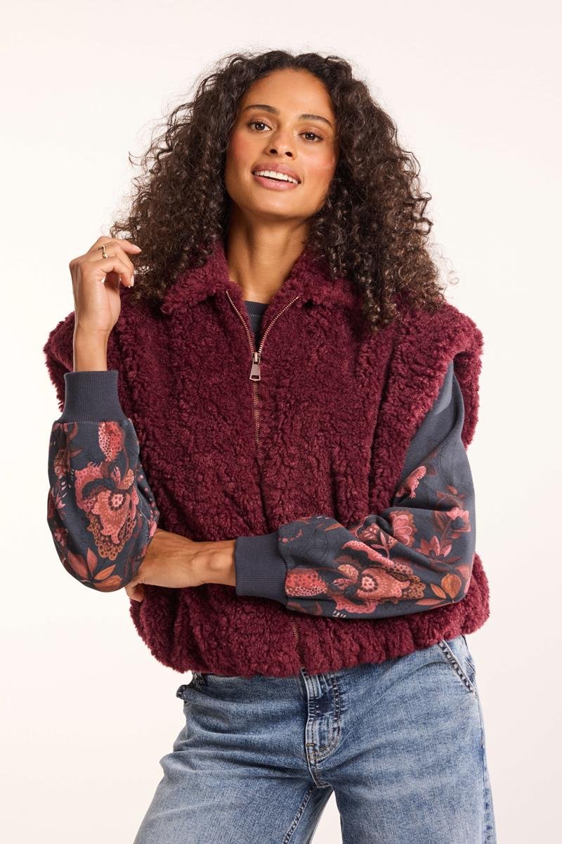 DIDI Dames Gilet Ease Windsor wine maat 48