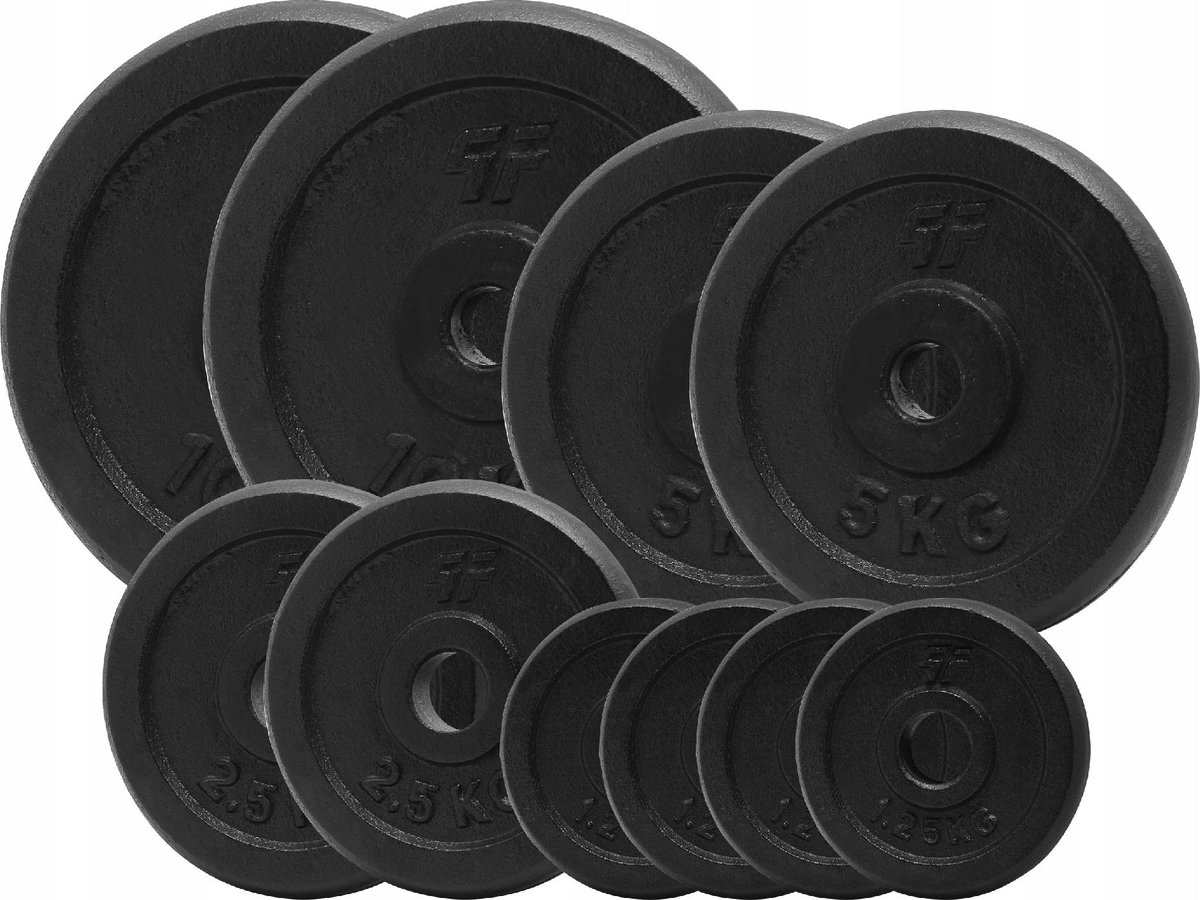 Platinum Fitness 40kg Gietijzeren Halterset - 29mm