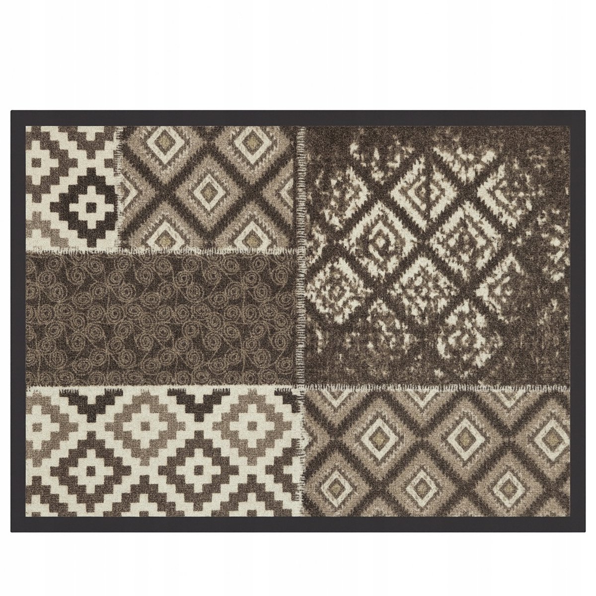 Deurmat 60x80 cm Beige - Decoratieve Entree Mat voor Schoenen