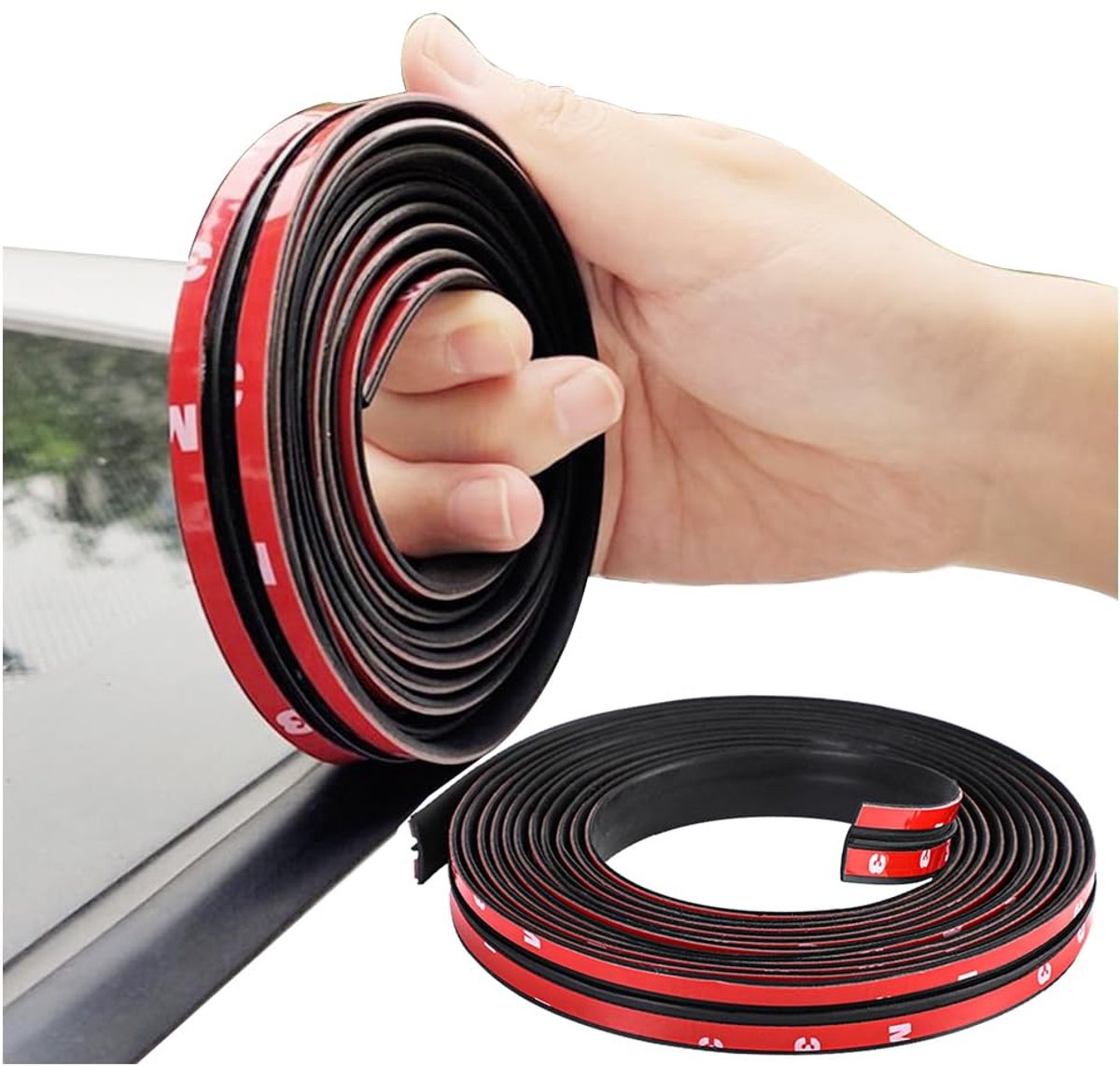 Gummidichtstrip 4 m voor Auto Windbescherming
