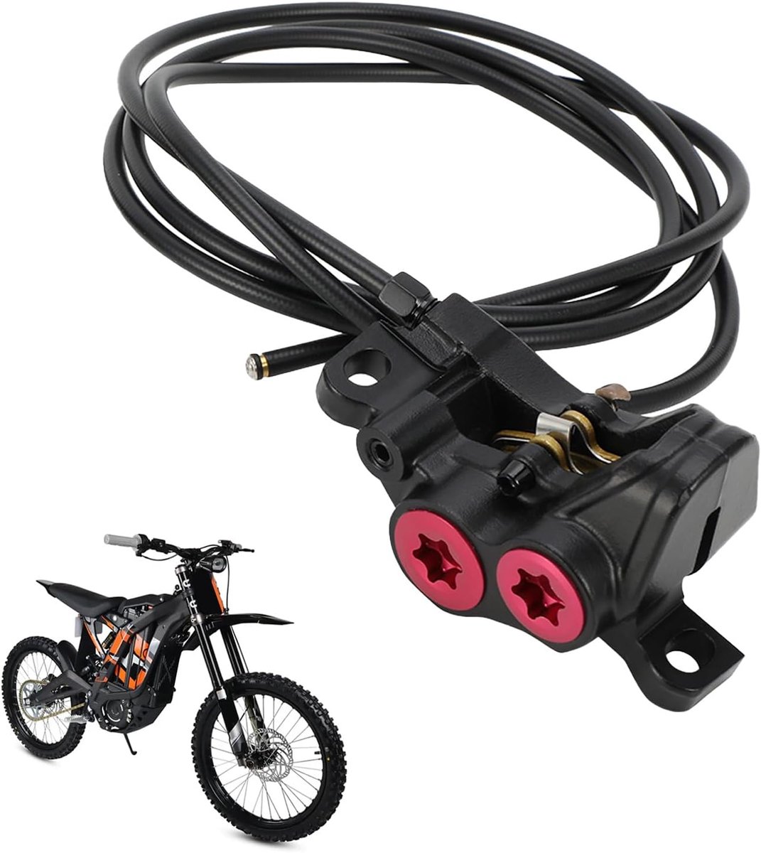 Motorfiets remzadel - achterwiel remzadel - aluminium legering - veilig en stabiel - ShopVlot