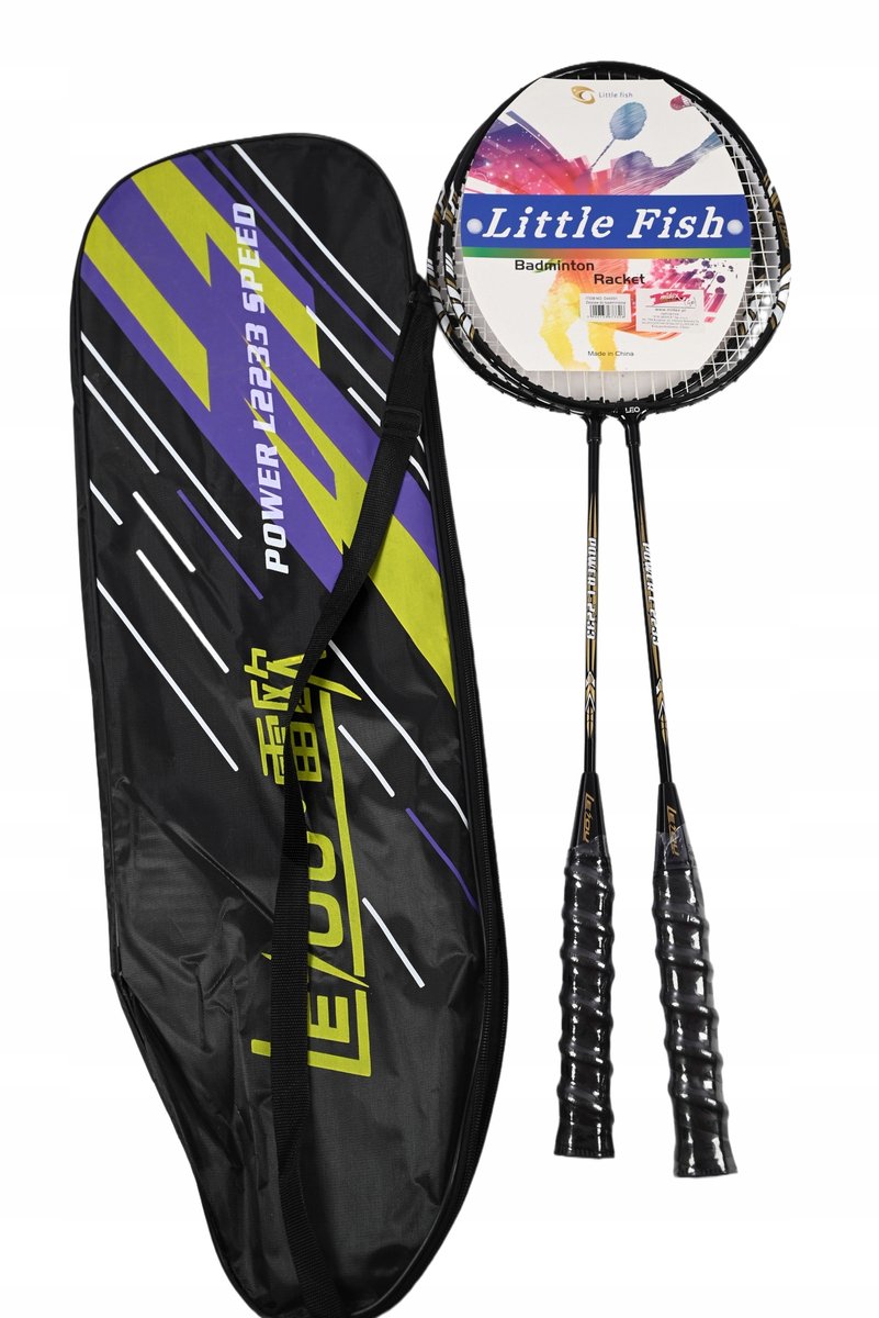 Badmintonset met Aluminium Rackets en Shuttles