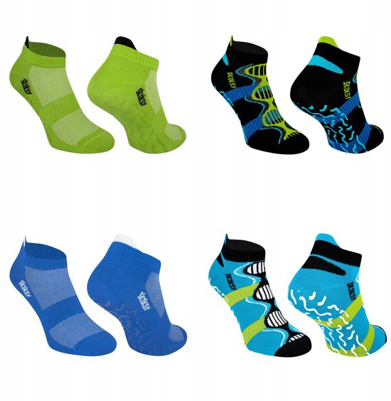 4x Dames Sportsockken ABS Antislip Yoga Fitness Maat 41-46 — afbeelding 2